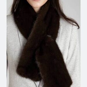BCBGMaxAzria Fur Mink scarf